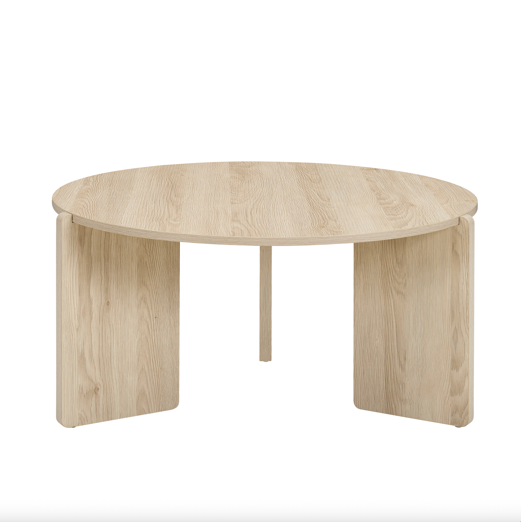 Halo Natural Wood Round Coffee Table